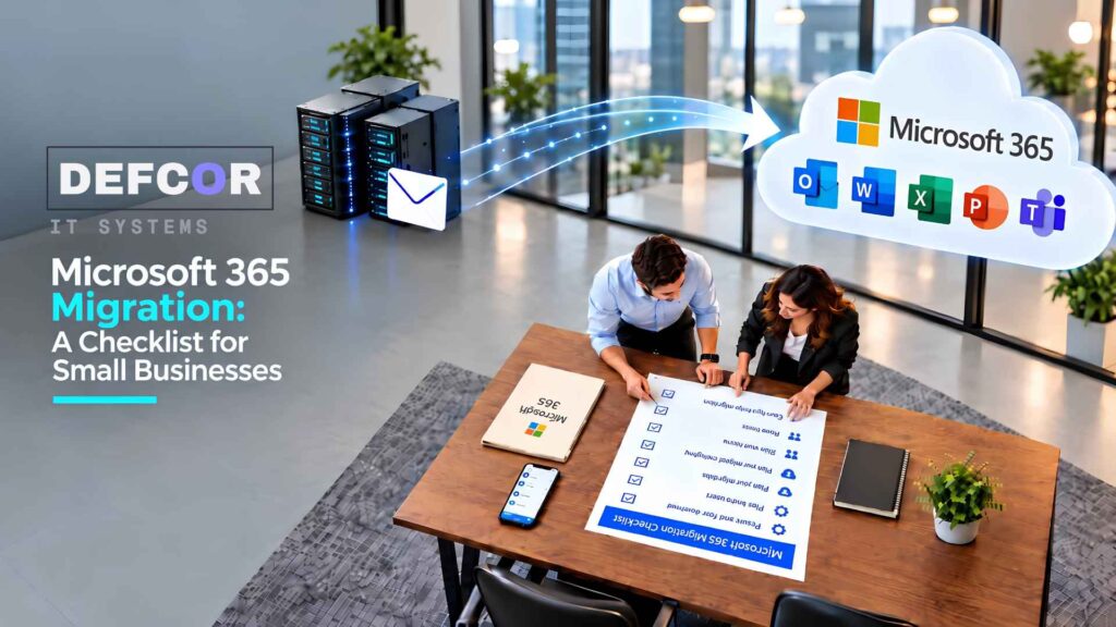 Microsoft 365 migration checklist for small businesses planning email, users, permissions, and cloud services